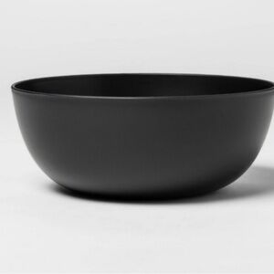 37oz Plastic Cereal Bowl Polypro Black sets of 4